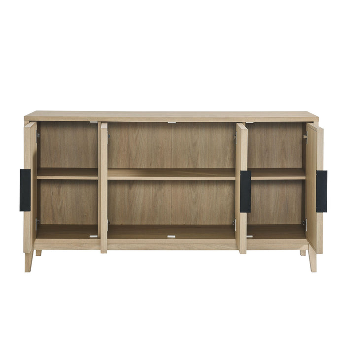 Modway Sinya 4-Door Sideboard Living Room Furniture - Installation View