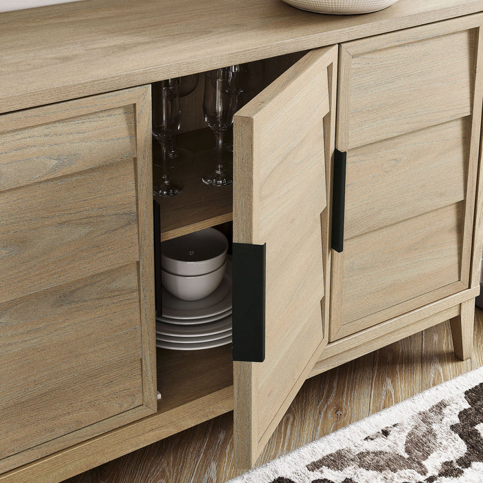 Modway Sinya 4-Door Sideboard Living Room Furniture - Lifestyle View