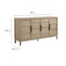 Modway Sinya 4-Door Sideboard Living Room Furniture in Brown - Detail View