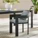 Tahoe Outdoor Patio Aluminum Dining Chair Gray Gray