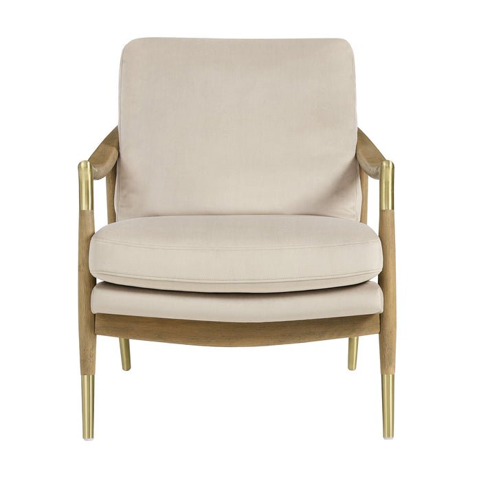Langford Performance Velvet Accent Armchair - Timeless Mid-Century Modern Design with Comfort & Style