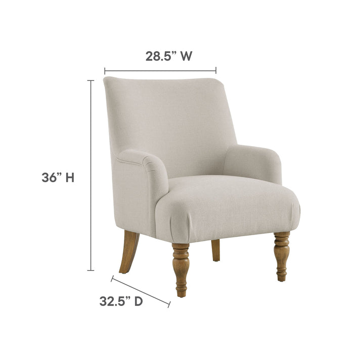 Ellington Fabric Upholstered Accent Armchair