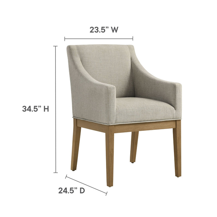 Alton Fabric Upholstered Dining Armchair