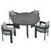 Modway Tahoe 5-Piece Outdoor Patio Aluminum Dining Set - View 30