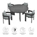 Modway Tahoe 5-Piece Outdoor Patio Aluminum Dining Set - View 13