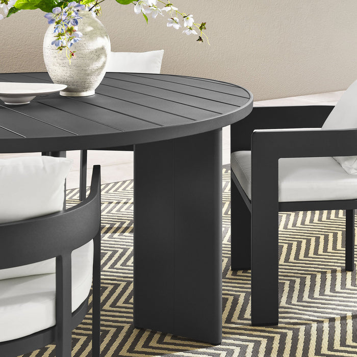 Modway Tahoe 5-Piece Outdoor Patio Aluminum Dining Set - View 24