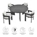 Modway Tahoe 5-Piece Outdoor Patio Aluminum Dining Set - View 21