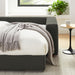 Commix Down Filled Overstuffed Sleeper Sofa Gray