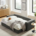 Commix Down Filled Overstuffed Sleeper Sofa Gray