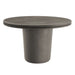 Brion 48" Indoor - Outdoor Patio Concrete Round Dining Table Gray