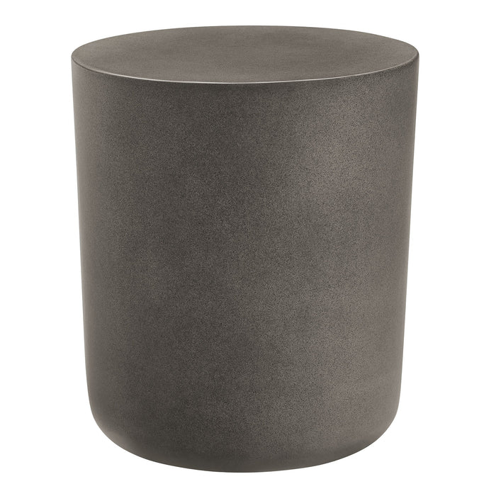 Brion Indoor - Outdoor Patio Concrete Stool Gray