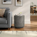 Brion Indoor - Outdoor Patio Concrete Stool Gray