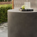 Brion Indoor - Outdoor Patio Concrete Stool Gray