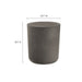Brion Indoor - Outdoor Patio Concrete Stool Gray