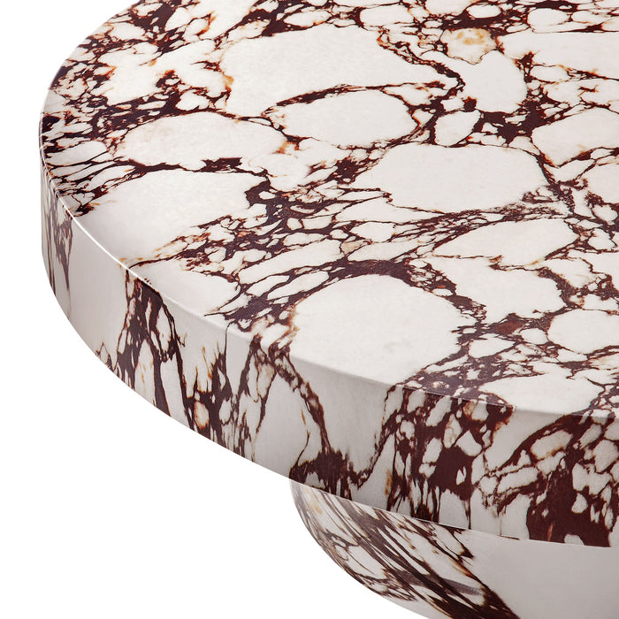 Alora Indoor - Outdoor Patio Concrete Round Coffee Table