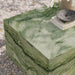 Modway Jordana Square Plinth Indoor - Outdoor Patio Concrete Coffee Table Living Room Furniture - Dimensions