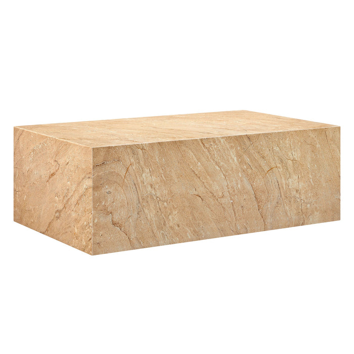 Modway Jordana Square Plinth Indoor - Outdoor Patio Concrete Coffee Table Living Room Furniture - View 19