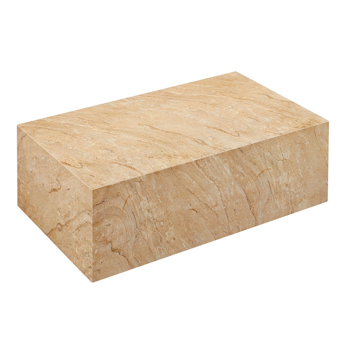Modway Jordana Square Plinth Indoor - Outdoor Patio Concrete Coffee Table Living Room Furniture - View 17