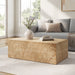 Modway Jordana Square Plinth Indoor - Outdoor Patio Concrete Coffee Table Living Room Furniture - View 14