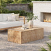 Modway Jordana Square Plinth Indoor - Outdoor Patio Concrete Coffee Table Living Room Furniture - View 10