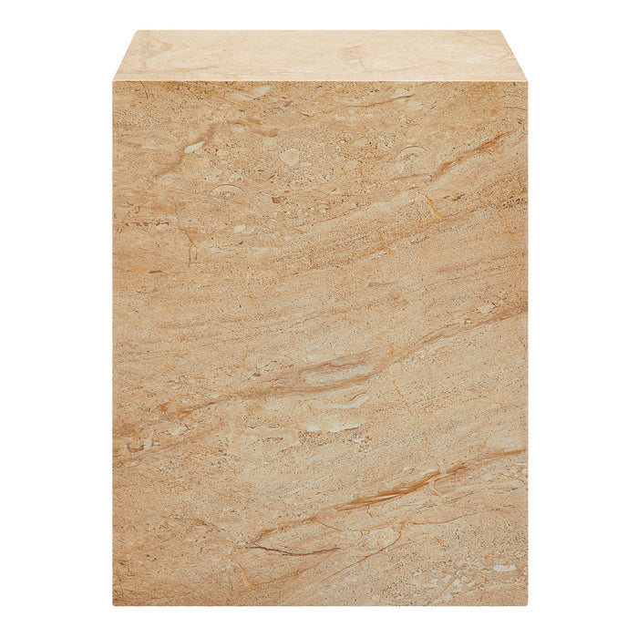 Modway Jordana Square Plinth Indoor - Outdoor Patio Concrete Side Table Living Room Furniture - View 18