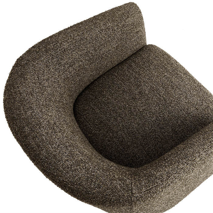 Muse Boucle Fabric Barrel Accent Chair