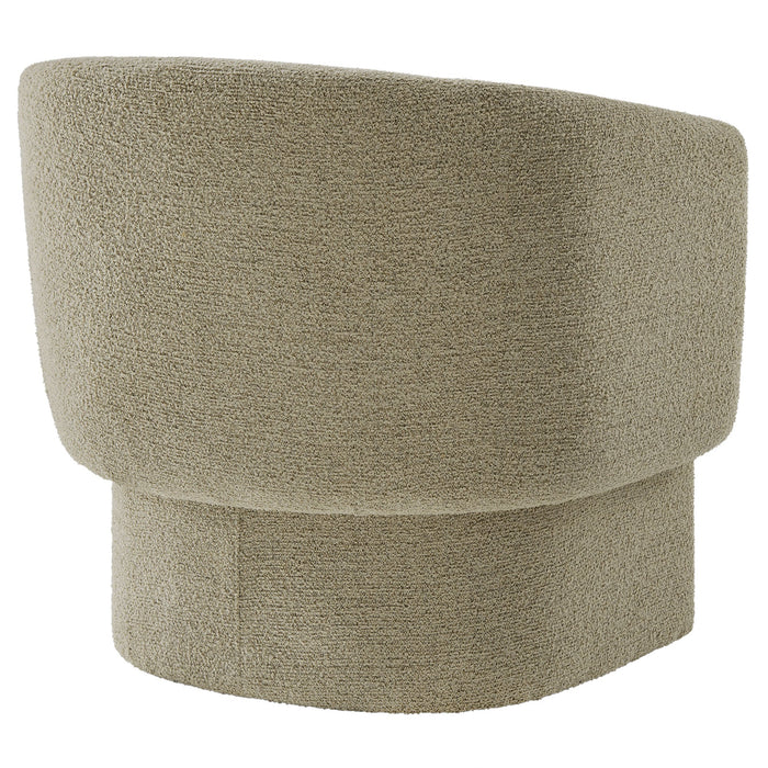 Muse Boucle Fabric Barrel Accent Chair