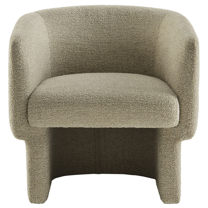 Muse Boucle Fabric Barrel Accent Chair