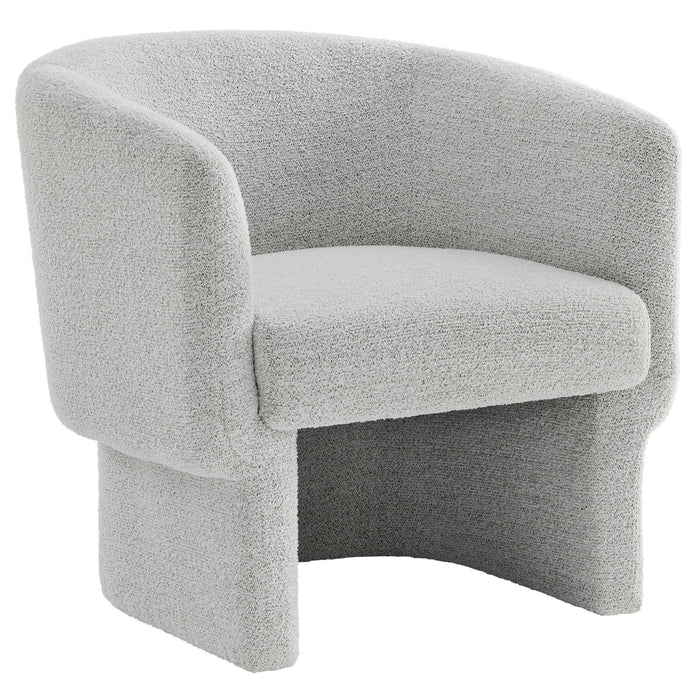 Muse Boucle Fabric Barrel Accent Chair