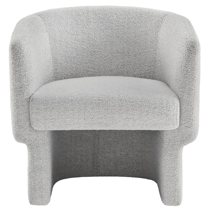 Muse Boucle Fabric Barrel Accent Chair