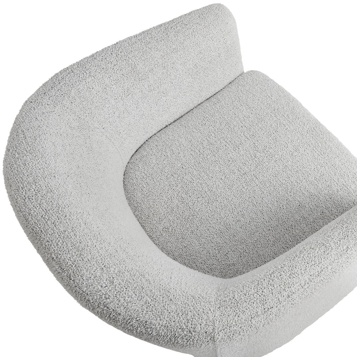 Muse Boucle Fabric Barrel Accent Chair