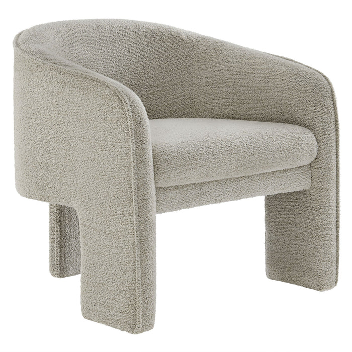 Modway Greer Barrel Accent Chair Living Room Furniture in Black