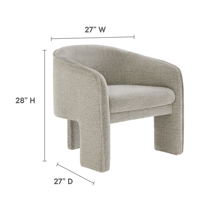 Modway Greer Barrel Accent Chair Living Room Furniture - View 11