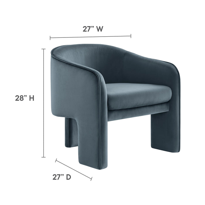 Modway Greer Barrel Accent Chair Living Room Furniture - View 27