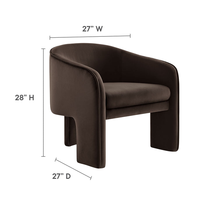Modway Greer Barrel Accent Chair Living Room Furniture - View 35