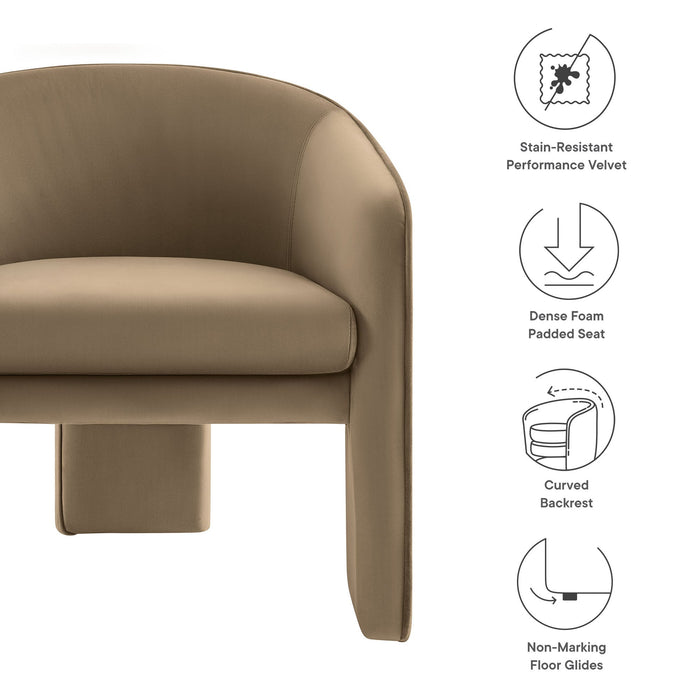Modway Greer Barrel Accent Chair Living Room Furniture - View 42