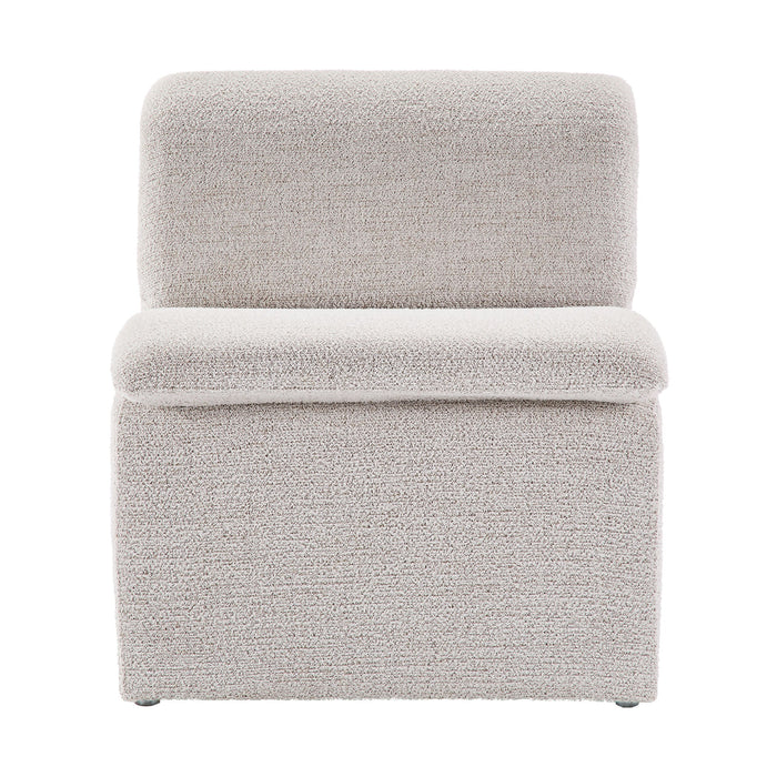 Dune Boucle Upholstered Armless Accent Chair
