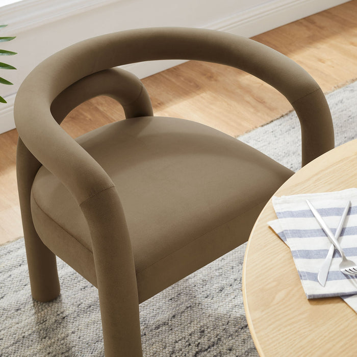 Astrid Performance Velvet Dining Chair