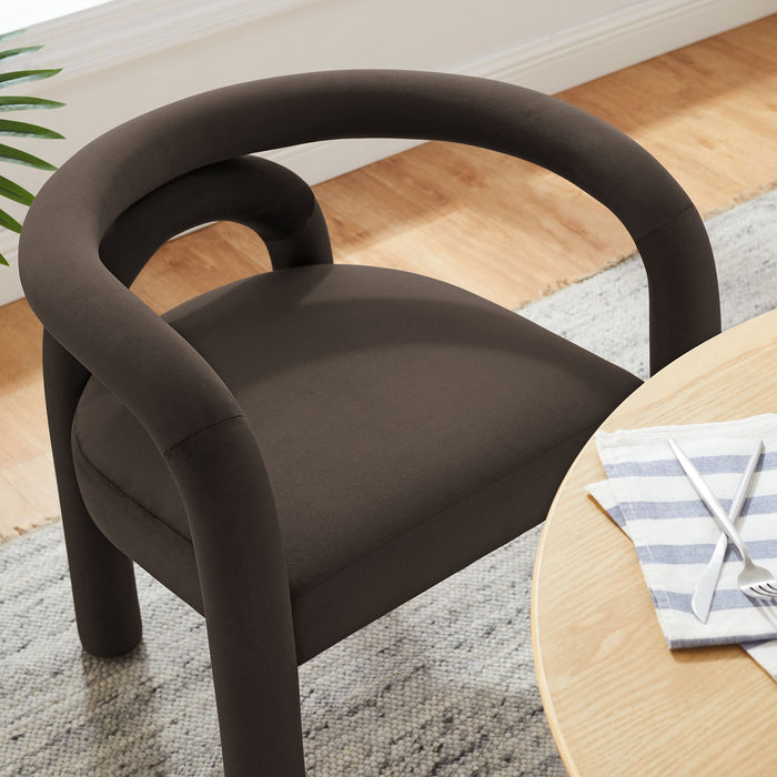 Astrid Performance Velvet Dining Chair