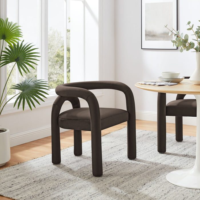 Astrid Performance Velvet Dining Chair