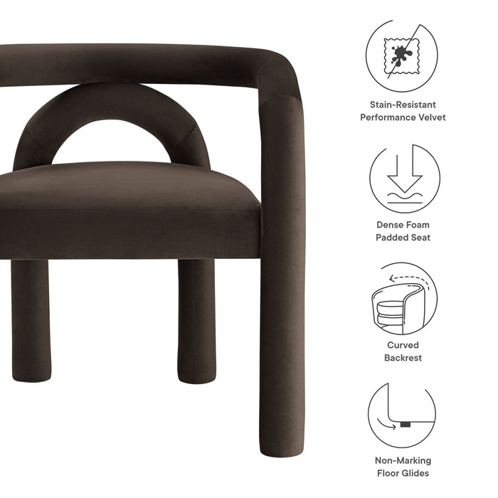 Astrid Performance Velvet Dining Chair