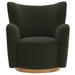 Modway Montrose Wingback Sherpa Swivel Accent Chair Living Room Furniture - View 15