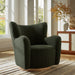 Modway Montrose Wingback Sherpa Swivel Accent Chair Living Room Furniture - View 9