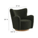 Modway Montrose Wingback Sherpa Swivel Accent Chair Living Room Furniture - View 11