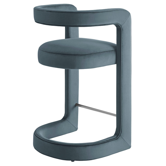 Winslow Performance Velvet Counter Stool