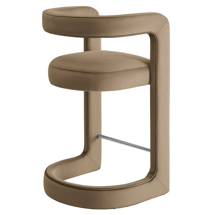 Winslow Performance Velvet Counter Stool