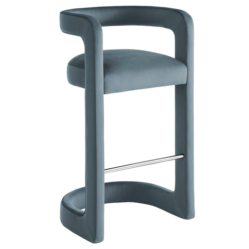 Modway Winslow Performance Velvet Bar Stool Living Room Furniture - View 49