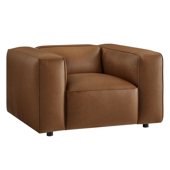 Auren Upholstered Vegan Leather Armchair