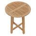 Wellspring 36" Outdoor Patio Teak Wood Bar Table Natural