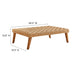 Modway Thames 4-Piece Outdoor Patio Wicker Rattan Furniture Set - Lifestyle View